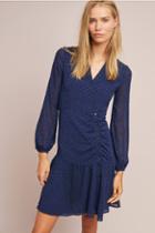 Yumi Kim Ruched Swiss Dot Dress