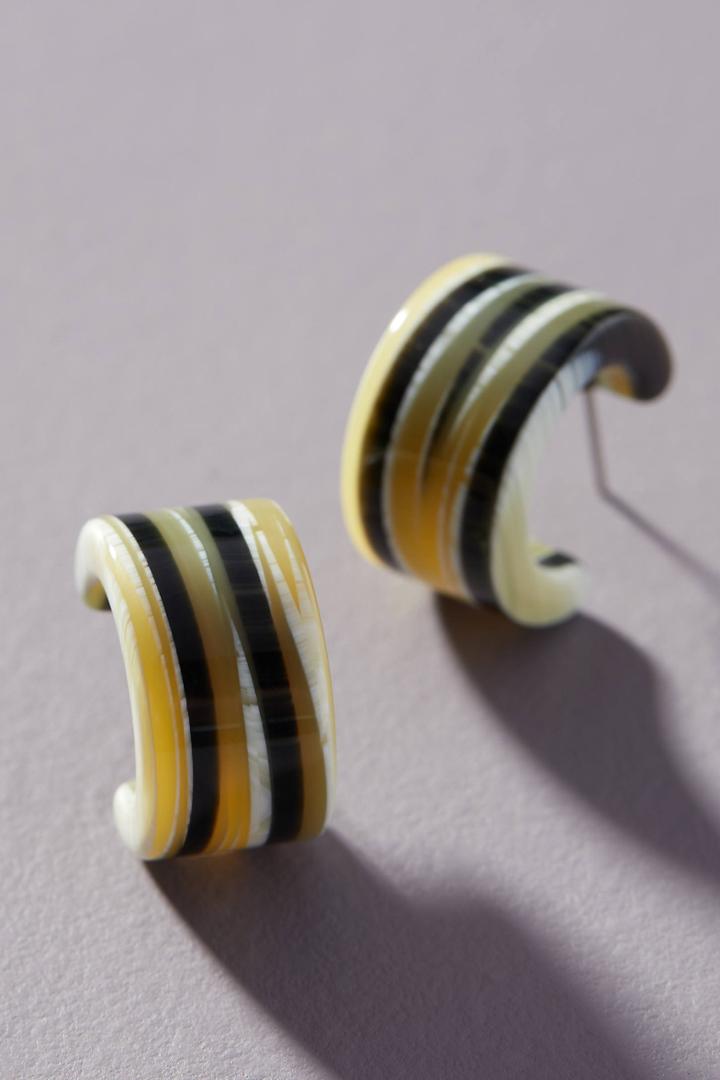 Rachel Comey Raven Hugger Hoop Earrings