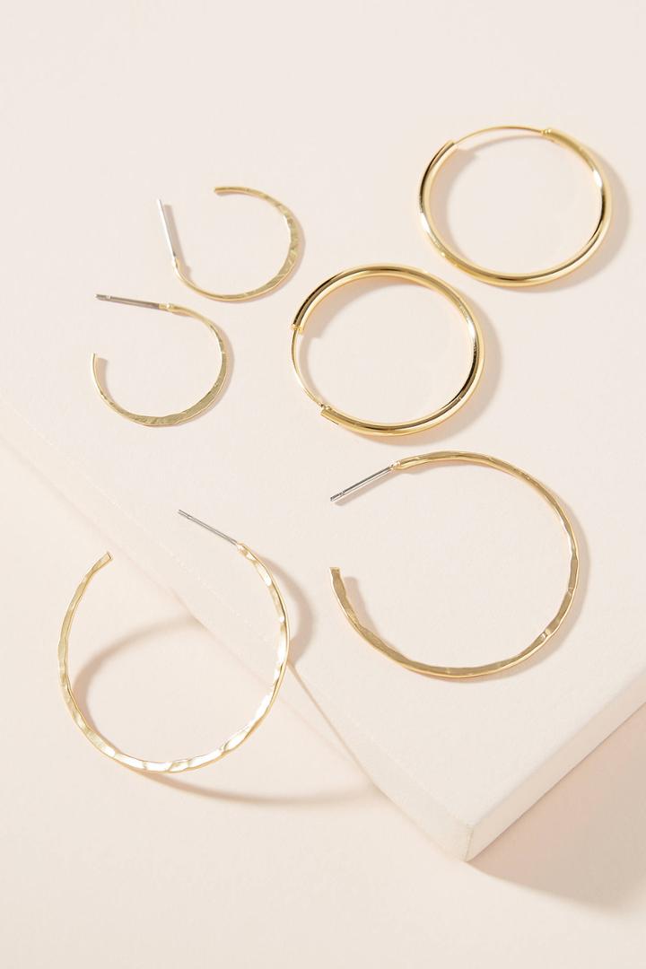 Anthropologie Sallie Hoop Earrings
