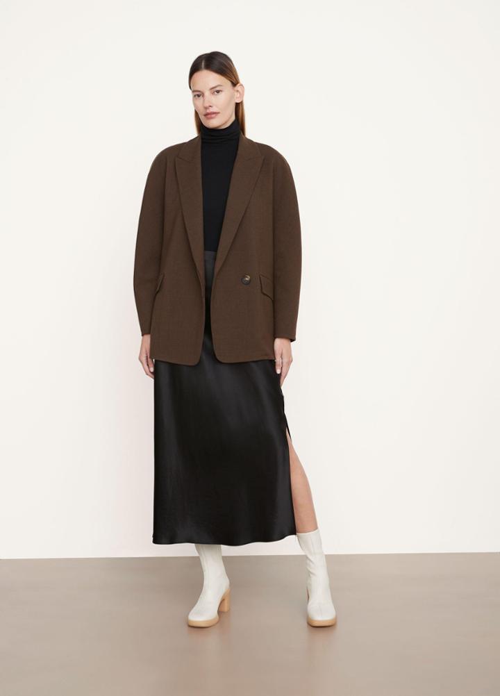 Vince Double Wool Blazer Coat