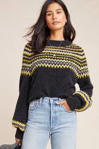 Just Female Jantz Fair Isle Knit Sweater