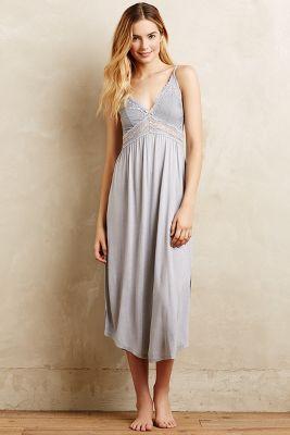 Eberjey Colette Long Gown Blue