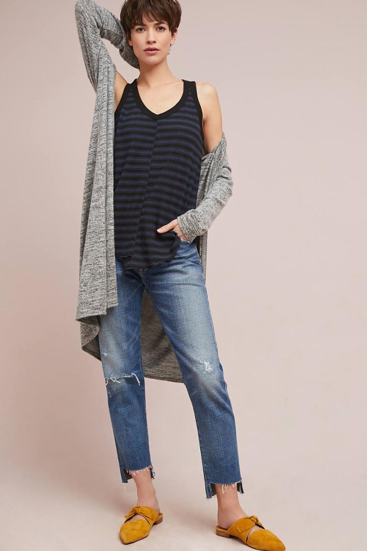 Wilt Striped Shirttail Tank