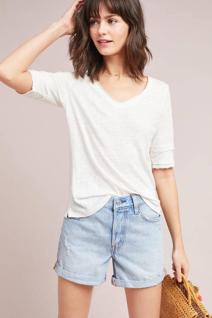 Meadow Rue Alina V-neck Tee
