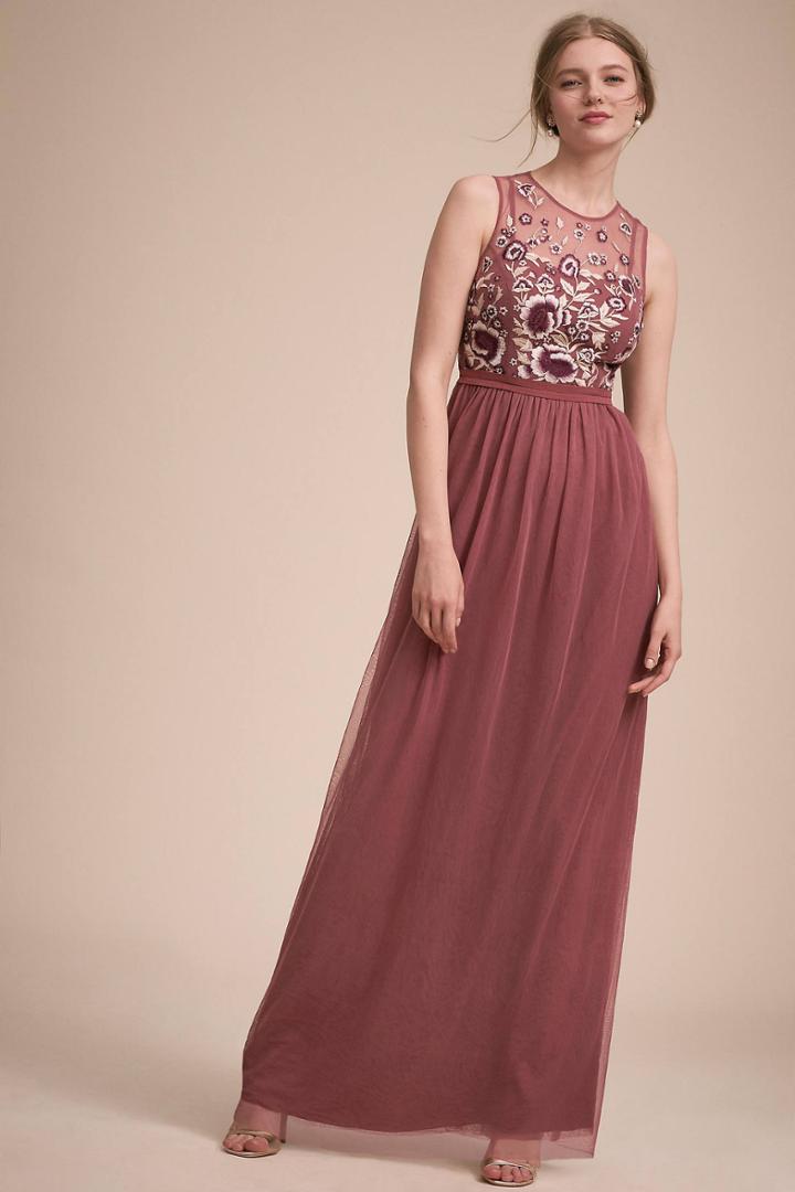 Anthropologie Baldwin Wedding Guest Dress
