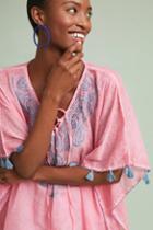 Anthropologie Rio Tasseled Caftan