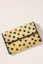Anthropologie Delilah Polka Dot Foldover Clutch