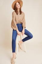 Pilcro And The Letterpress Pilcro Ultra High-rise Button-fly Skinny Jeans