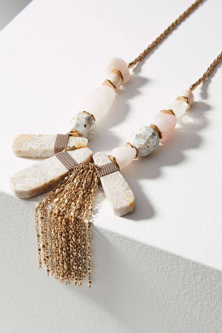 Anthropologie Earthen Luster Necklace