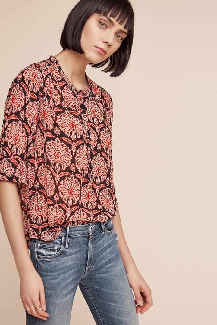 Rinku Dalamal Noveau Printed Top