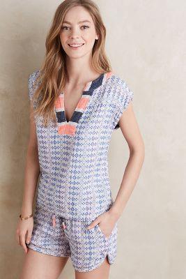 Sundry Geo-stripe Top
