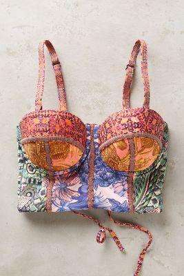 Maaji Patchwork Long-line Top Assorted