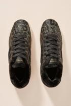 Tretorn Leopard-printed Faux Shearling Sneakers