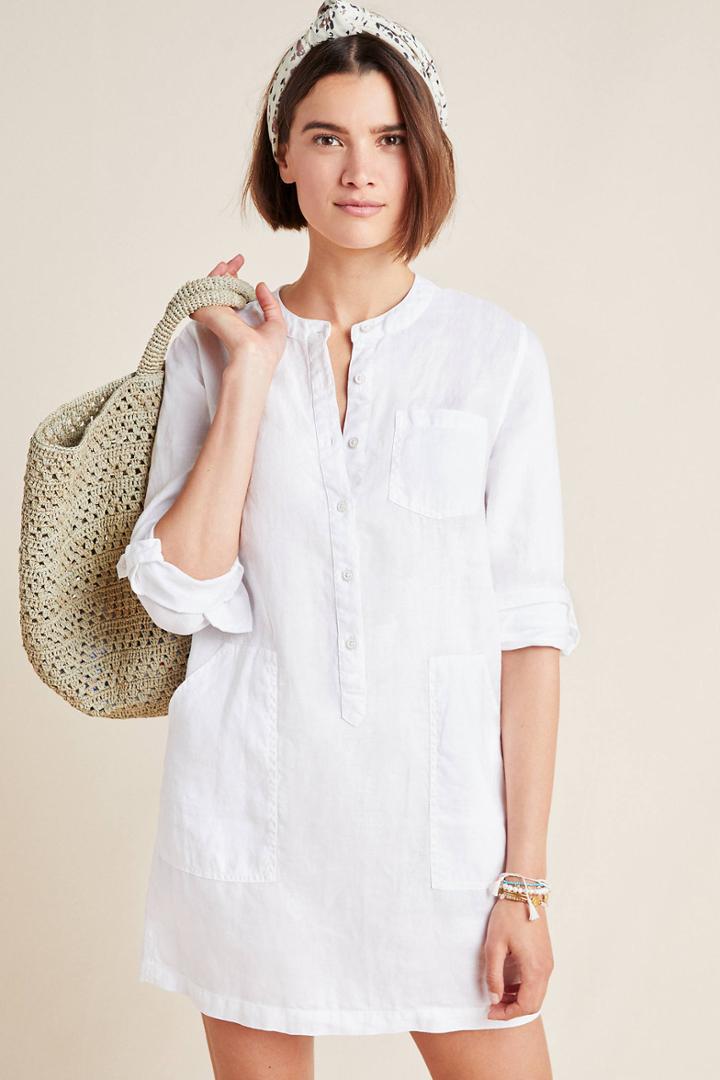 Michael Stars Molly Linen Shirtdress