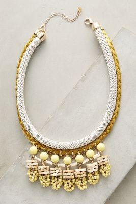 Anthropologie Garten Bib Necklace