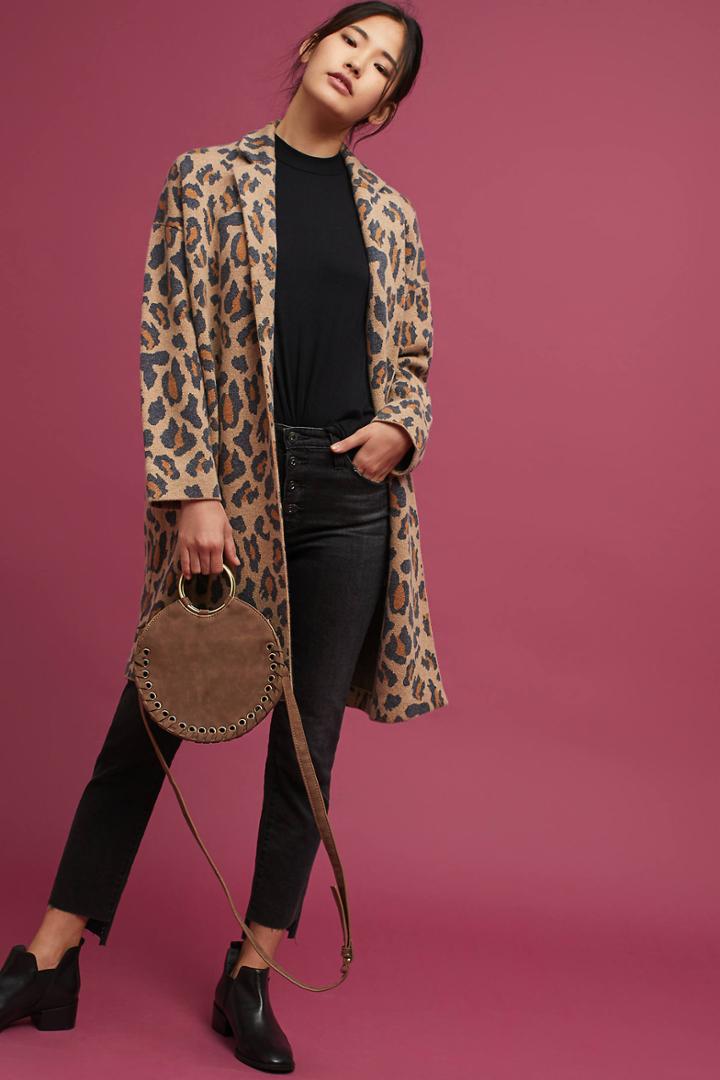 Demylee Cheetah Jacquard Jacket