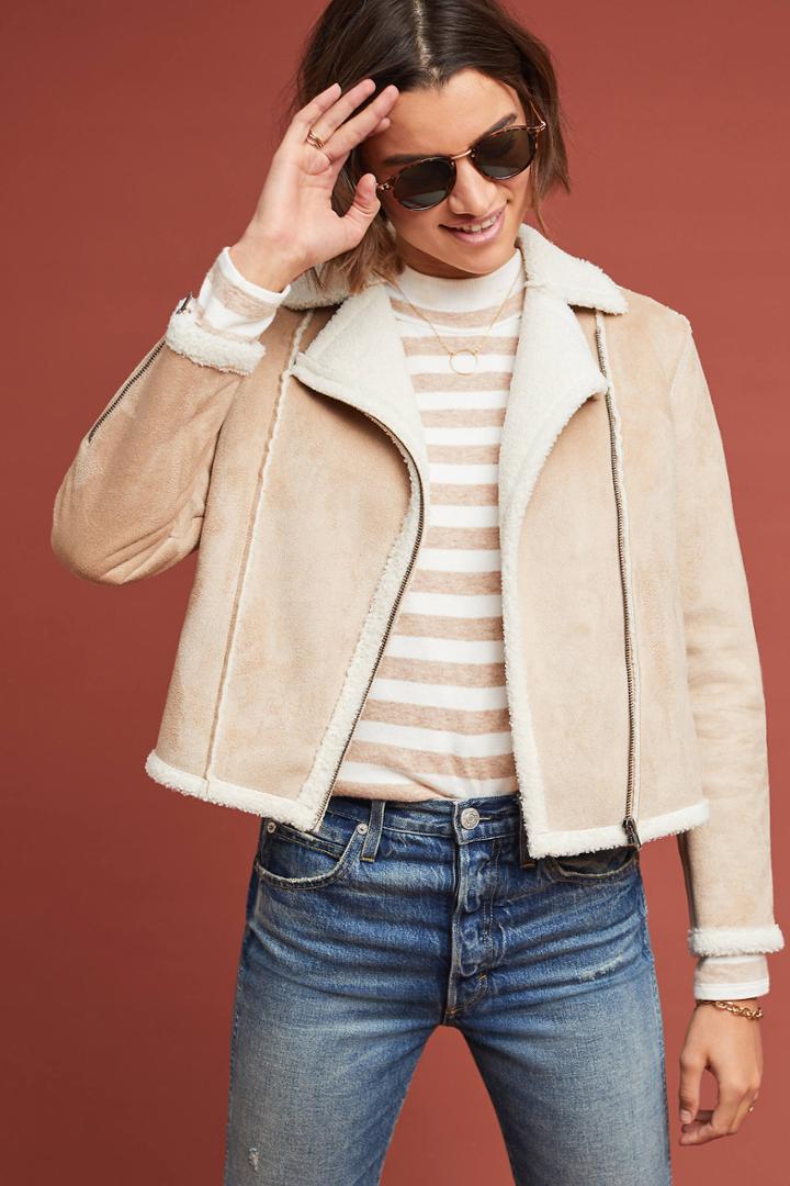 Cupcakes And Cashmere Jolene Sherpa Coat