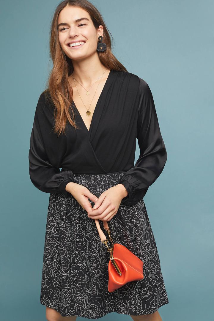 Anthropologie Kesia Surplice Blouse