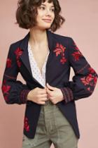 Child Of The Universe Nyc Madalyn Embroidered Blazer