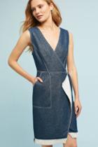 Tracy Reese Surplice Denim Dress