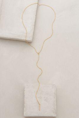Elizabeth And James Dylan Lariat Necklace Gold All Necklaces