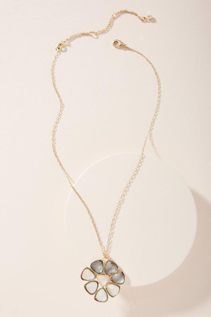 Anthropologie Blooming Mosaic Necklace