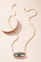 Anthropologie Long Lashes Necklace