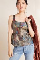Anthropologie Sallie Peplum Blouse