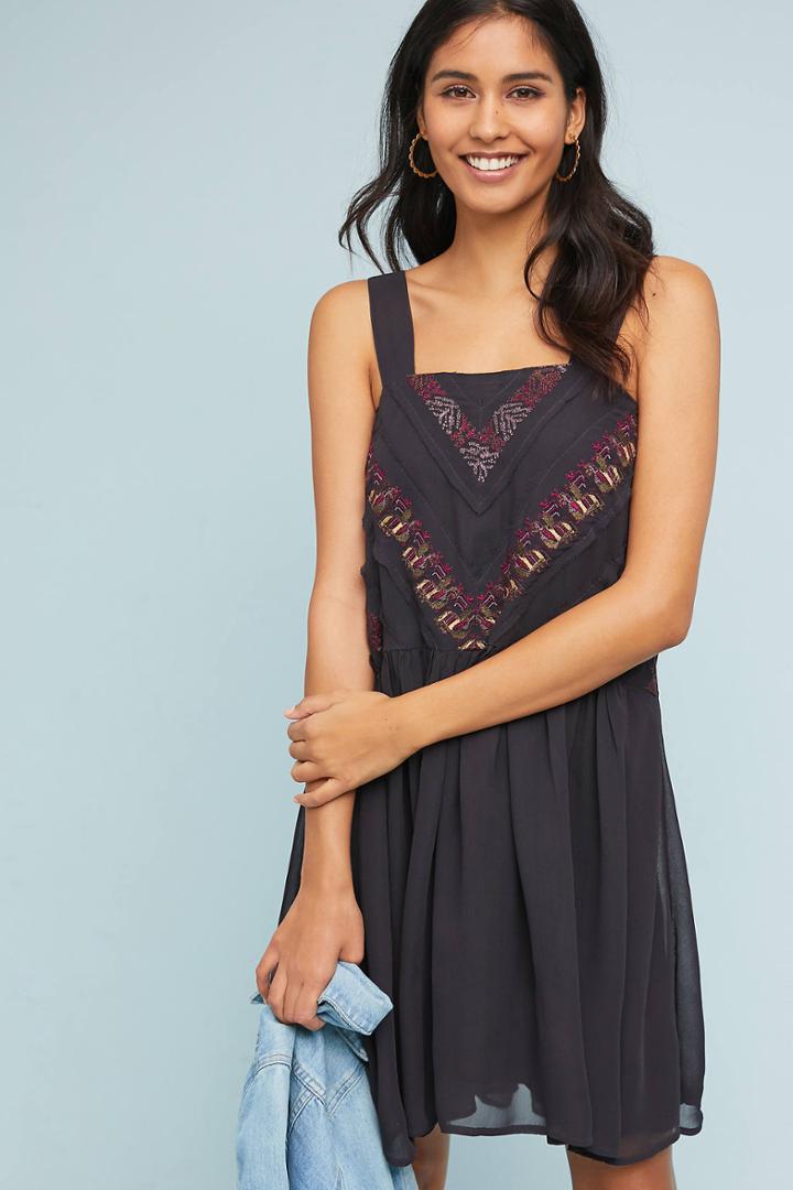 Maeve Harlow Embroidered Dress