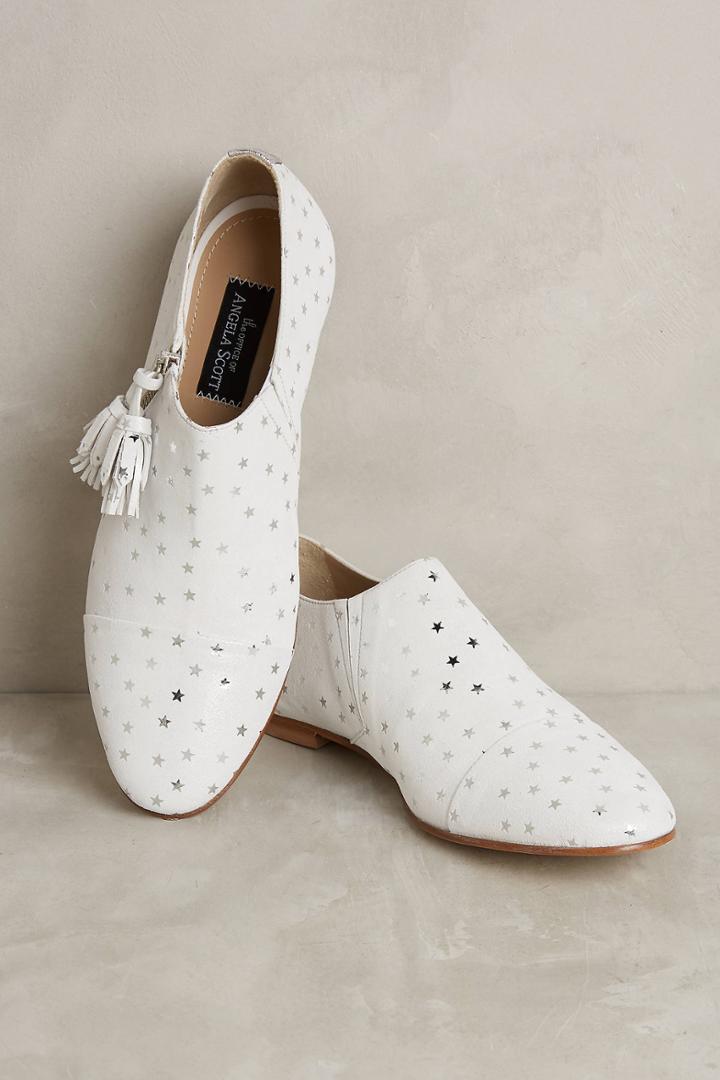 Anthropologie Bt Silver Star Low Shaft