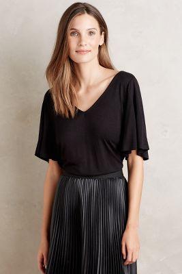 Deletta Flutter-sleeve Tee