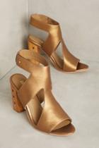 Nina Payne Izzy Cutout Heels Gold