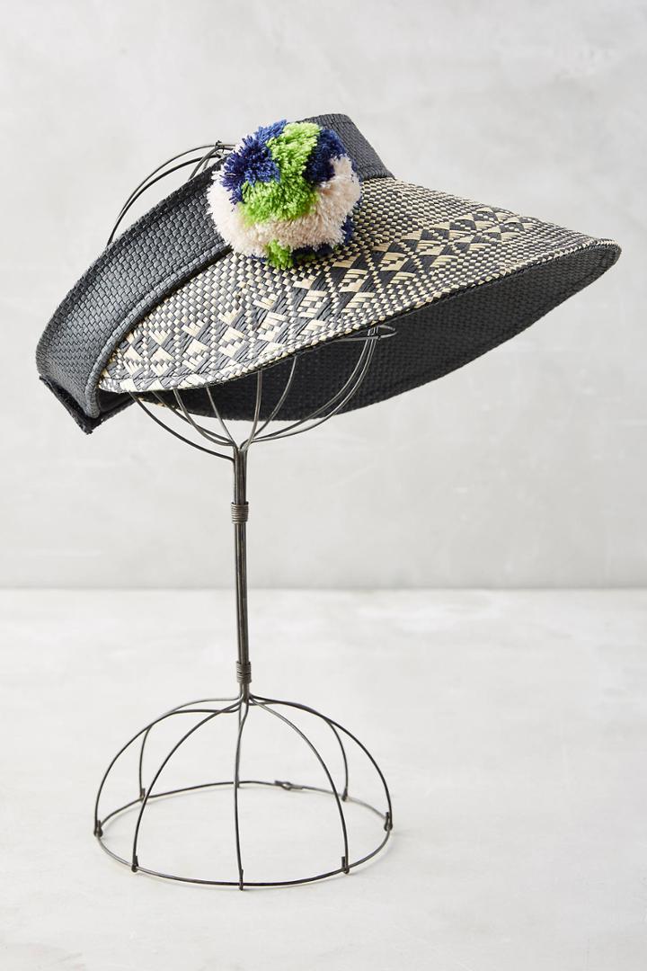 Anthropologie Reef Pom Visor