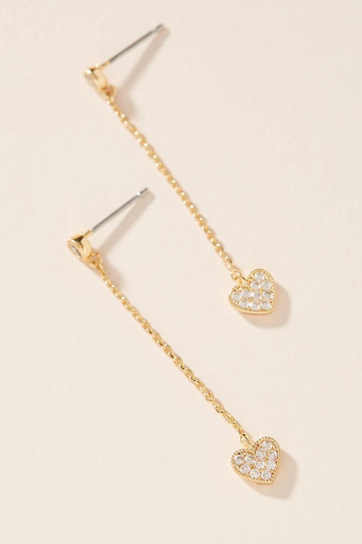 Ettika Kendall Heart Drop Earrings