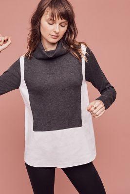 Lili's Closet Cowled Poplin Top