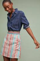 Maeve Sophy Striped Skirt