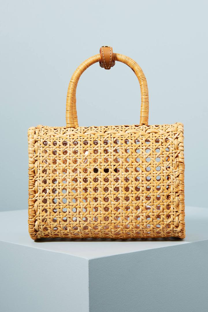 Serpui Marie Susan Wicker Tote Bag
