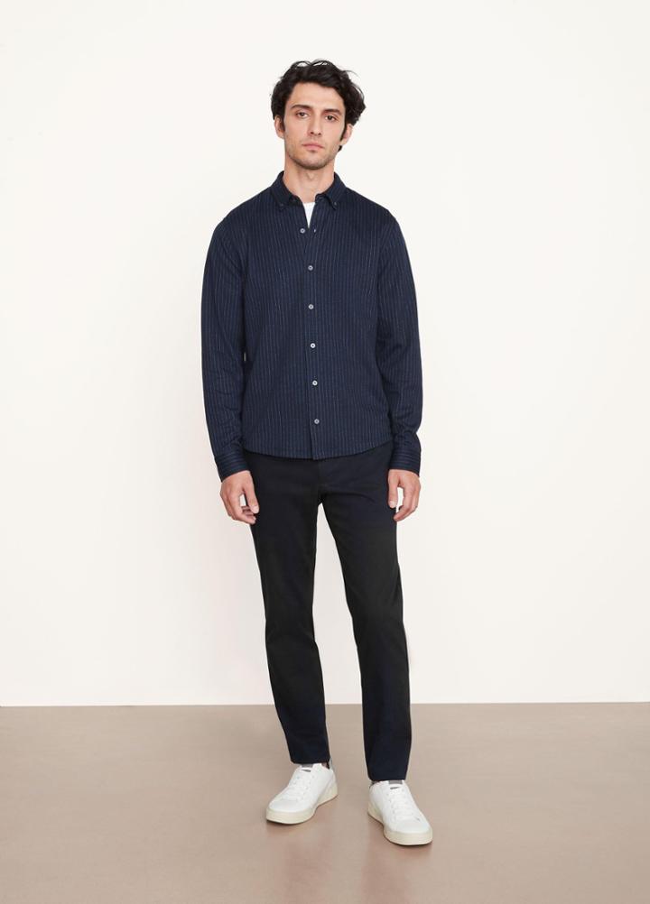 Vince Faded Stripe Button Down Shirt