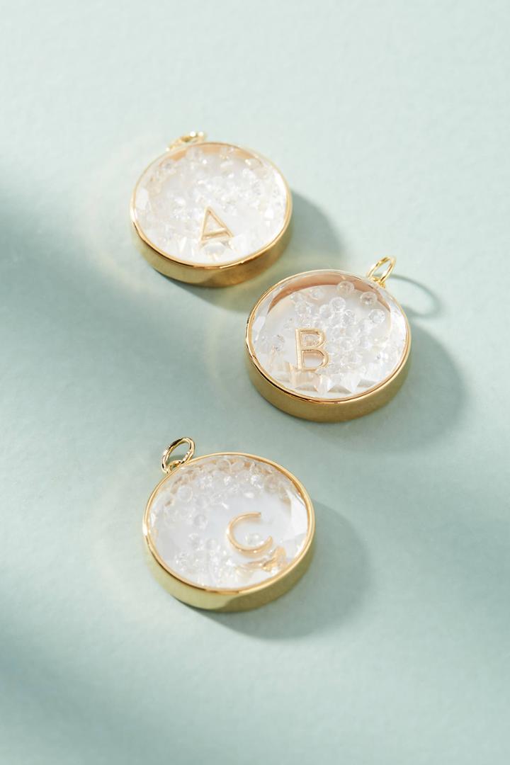 Anthropologie Monogram Shaker Charm