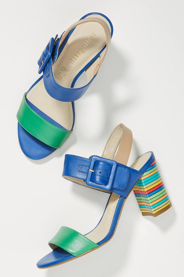 Capelli Rossi Striped Heels