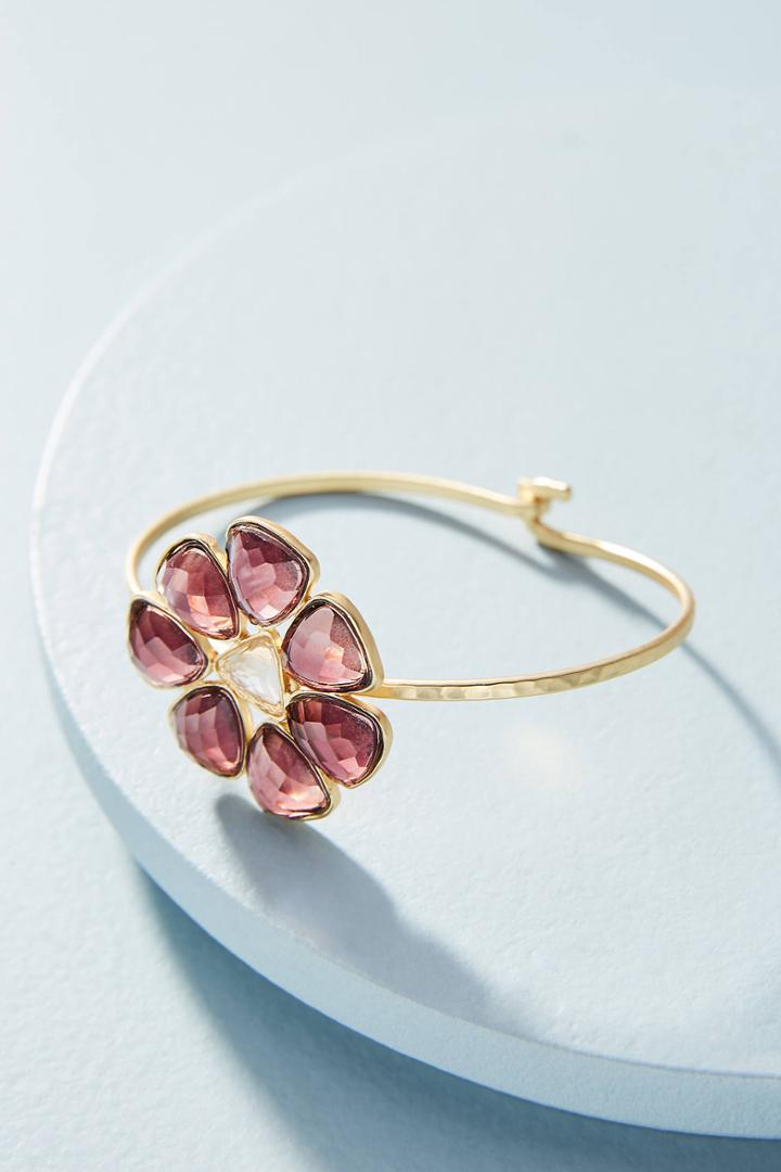 Anthropologie Blooming Mosaic Cuff Bracelet