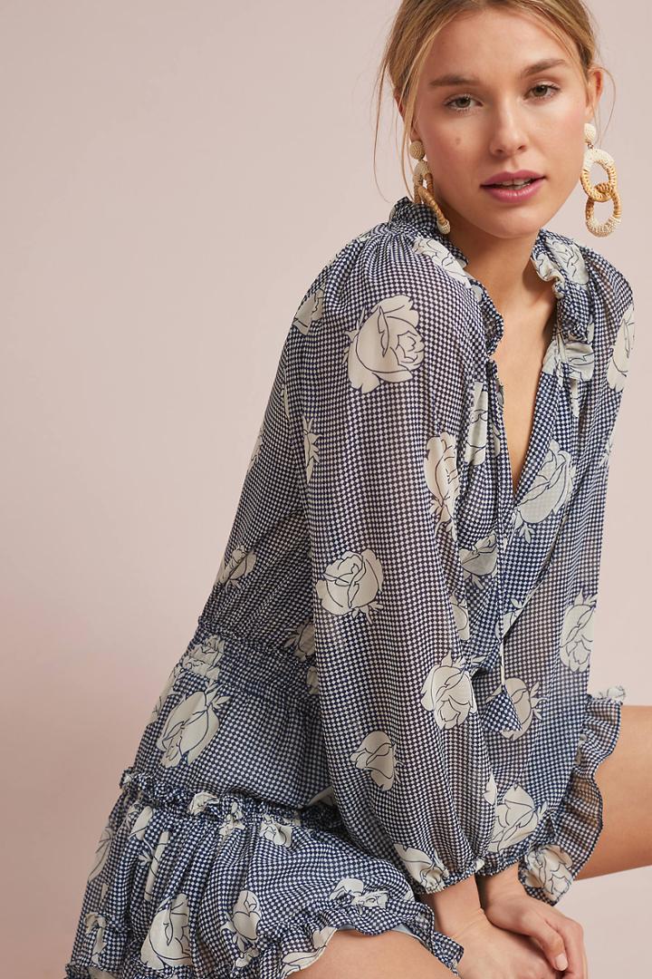 Misa Rose Peasant Dress
