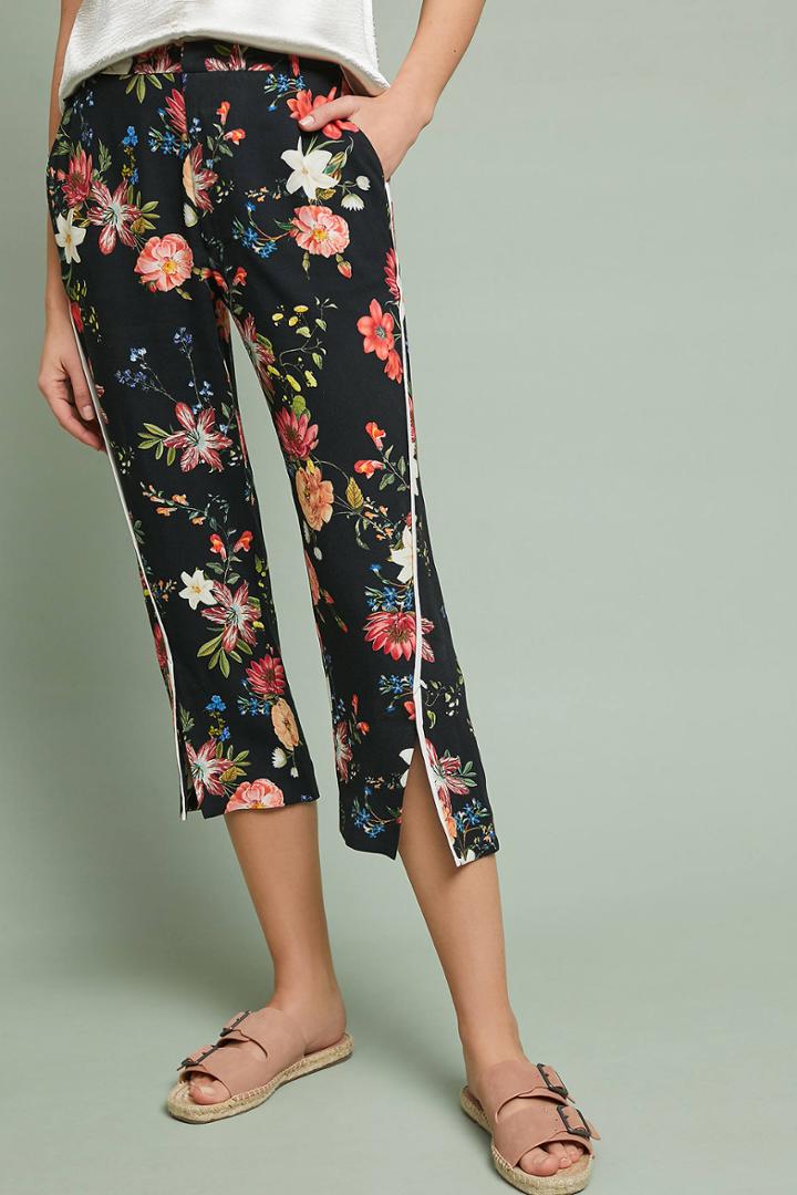 Farm Rio Cropped Floral Pants