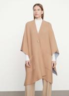 Vince Wool And Cashmere Double Face Cape