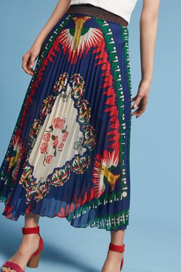 Anna Sui New York, New York Pleated Skirt