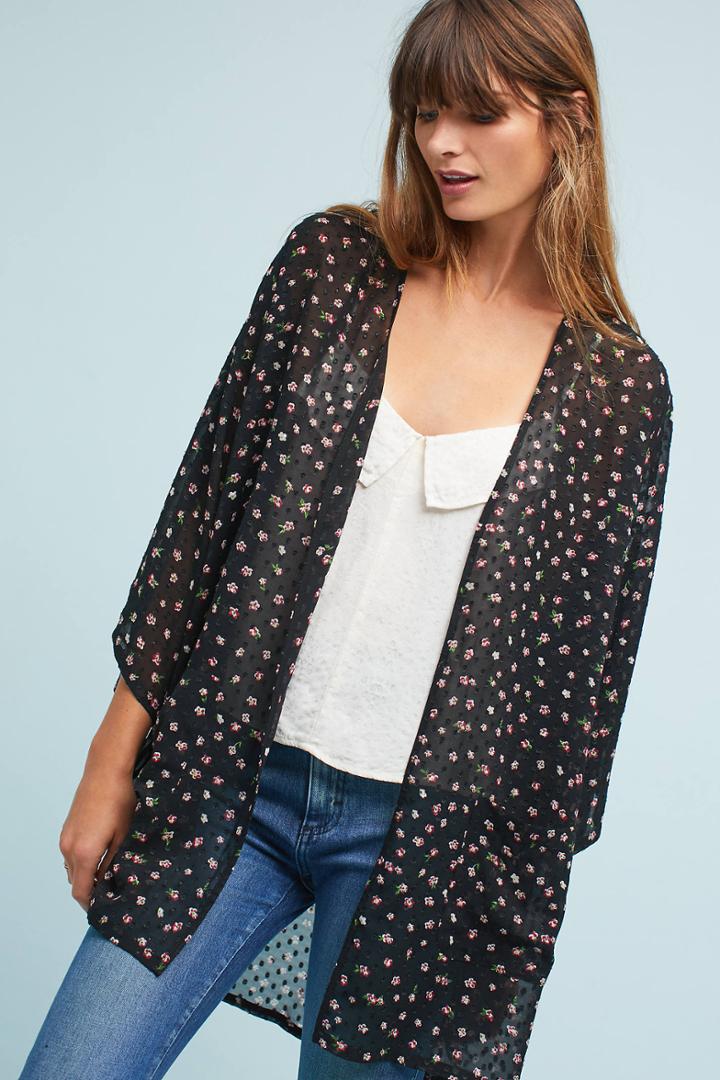 Anthropologie Ovid Burnout Kimono