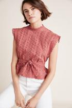 La Vie By Rebecca Taylor Karina Eyelet Blouse