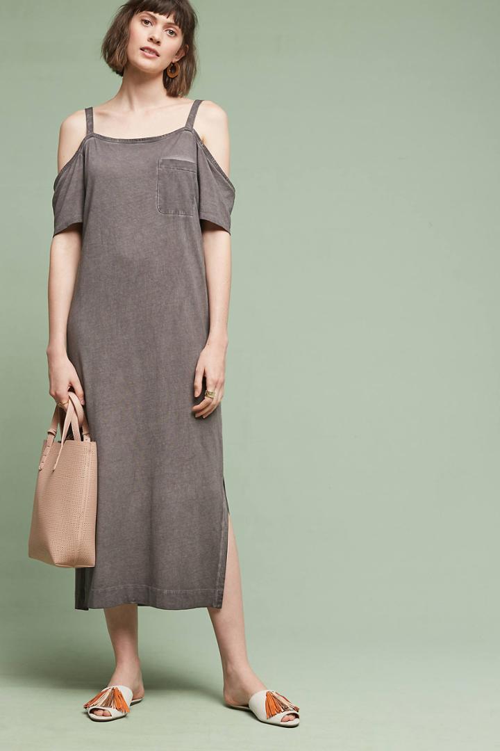 Cloth & Stone Juliette Cold-shoulder Dress