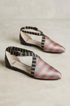 Jil Sander Navy D'orsay Flats