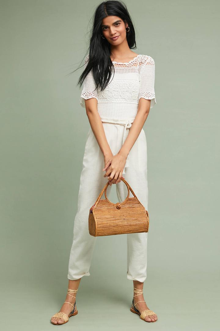 James Coviello Janice Crocheted Top